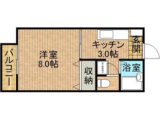 エスポワール【1階】の間取り