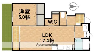 PARTENZA(パルテンツァ)【1階】の間取り