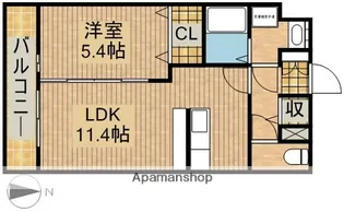SJT HAMAKITA【3階】の間取り