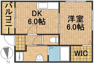 グランデージププレⅢ【1階】の間取り