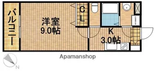 シャンボールⅡ【3階】の間取り