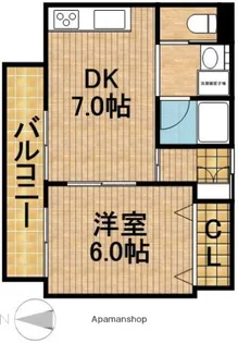 リ・ポーズ21【7階】の間取り