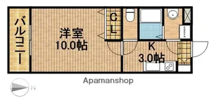 ファインステージ港町【3階】の間取り