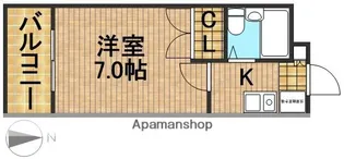フォルテ佐鳴台【3階】の間取り
