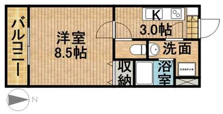 GUARDIAN【2階】の間取り