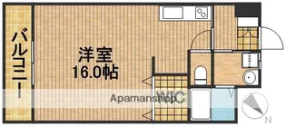 ヴィーブル住吉【402号室】の間取り