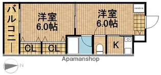 AMK【3階】の間取り