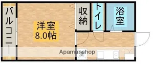 ウィズステージさくら【2階】の間取り