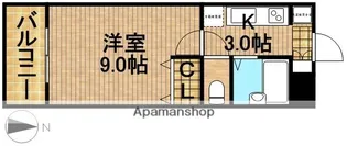 エザンス【3階】の間取り