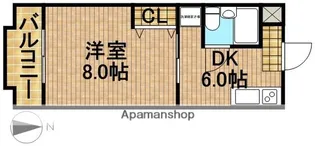エマージュSHIGE【1階】の間取り