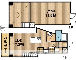 TERZO(テルツォ)【601号室】の間取り