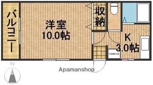 YOUR TOWN O【2階】の間取り