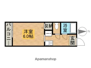 メゾン雅野【204号室】の間取り