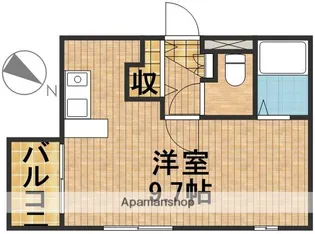 レリブ植松【102号室】の間取り