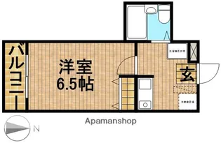 城北セブンティーン【206号室】の間取り