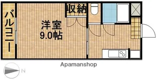 マンションリーフⅢ【3階】の間取り