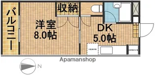 エステートミューズ【3階】の間取り