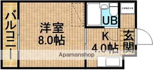 フレッシュハイツ【1階】の間取り