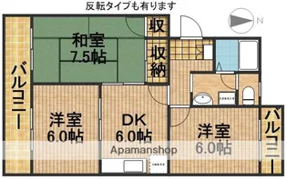 サンセットストリート【2階】の間取り