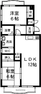 シェケル・シモボリⅡ【1階】の間取り