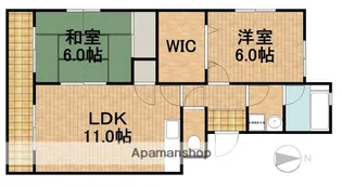 バンブーハウス【2階】の間取り