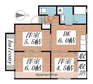 プリシエール【2階】の間取り