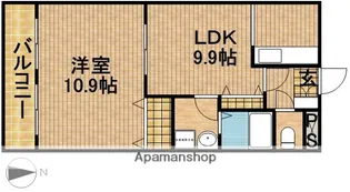 ピア・ビアン【2階】の間取り