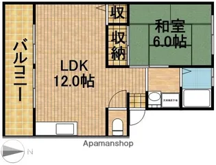 ヴィラパラディオ【2階】の間取り