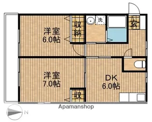 フローラさくら【1階】の間取り