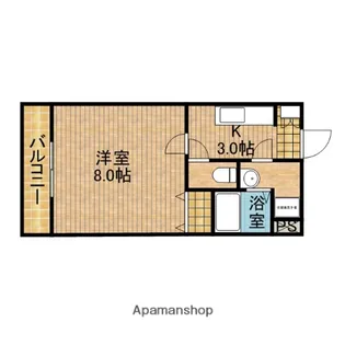 サバーブ【1階】の間取り