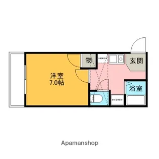 ピュアコートⅡ【203号室】の間取り
