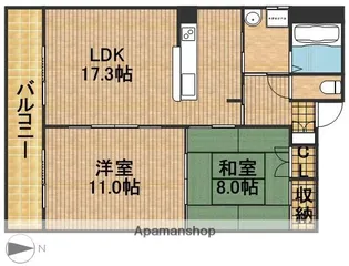 MATSUSHIMAビル【2階】の間取り