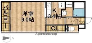 グランストーク立野【302号室】の間取り