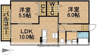 ユートピア【1階】の間取り