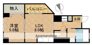 ソルトシティ浜松【7階】の間取り