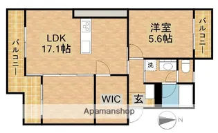 マンションヒカリⅡ【202号室】の間取り
