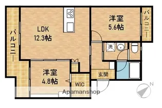 マンションヒカリⅡ【2階】の間取り