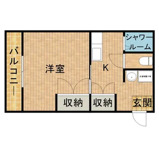 ベルメゾン浜松【4階】の間取り