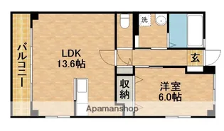 ピュアー【4階】の間取り