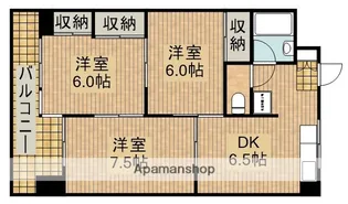 イーストメゾン【601号室】の間取り