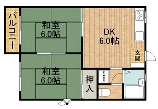 ビーフリーML A【2階】の間取り
