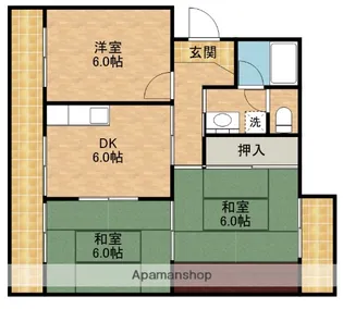 グランドール【3階】の間取り