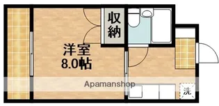 ウエストタウンハイツ【304号室】の間取り