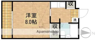 コナビック上西【4階】の間取り