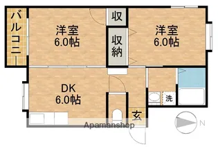 ストーンヒルA【2階】の間取り