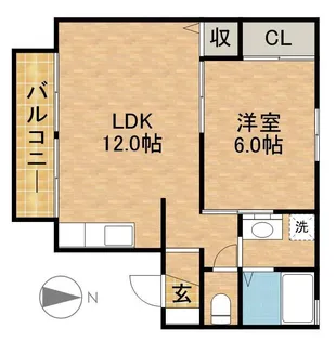 セジュール南浅田【2階】の間取り