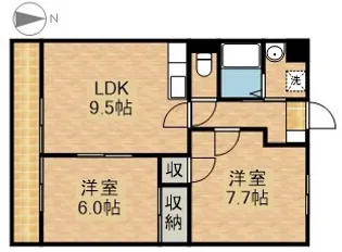 プルミエ【4階】の間取り