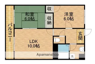 ヴィーブル宮の森 南棟【3階】の間取り