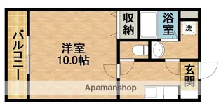 グロワール椿森【3階】の間取り