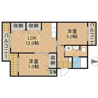 カーサプリマベーラ【3階】の間取り